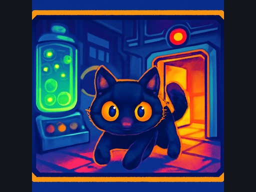 Hyper Ultra Kitty Kuro Lab - Free Game Online
