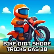Bike Dirt Shore Tricks Gas 3D - Dirt Bike Trails game