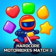 Hardcore Motorbikes Match 3 - Superbike Tracks game