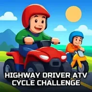 Highway Driver ATV Cycle Challenge - Quad Bike ATV game