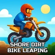 Shore Dirt Bike Leaping - Dirt Bike Trails game