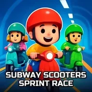 Subway Scooters Sprint Race - Scooter Fun game